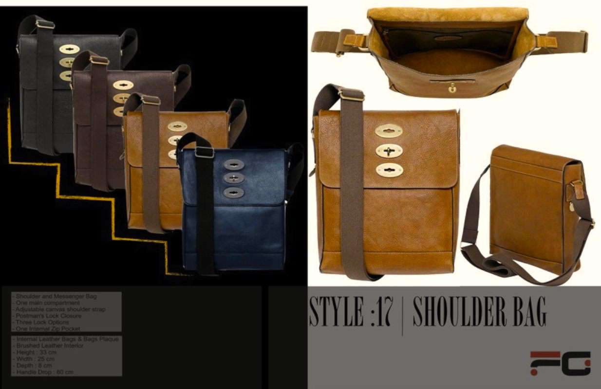 Umhängetasche für Damen mit praktischen Fächern