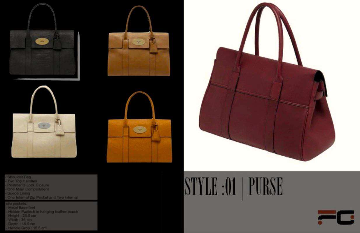 Elegante Damenhandtasche aus Leder für den täglichen Gebrauch