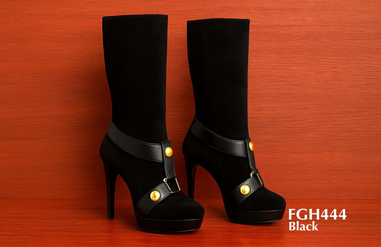 FGH444-Stiletto-schwarze-maßgeschneiderte-Mode-Stiefel