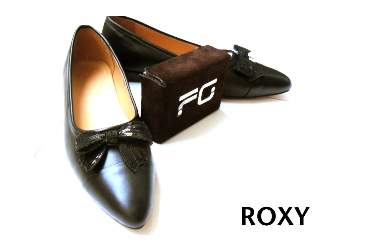 Spitze Damen-Loafer mit Schleife