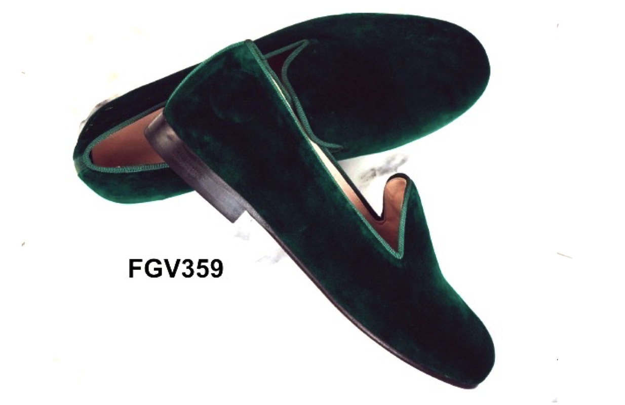 Personalisierte grüne Smoking-Damen-Loafer