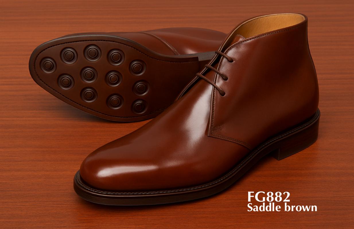 FG882-Sattelbraune Stiefel