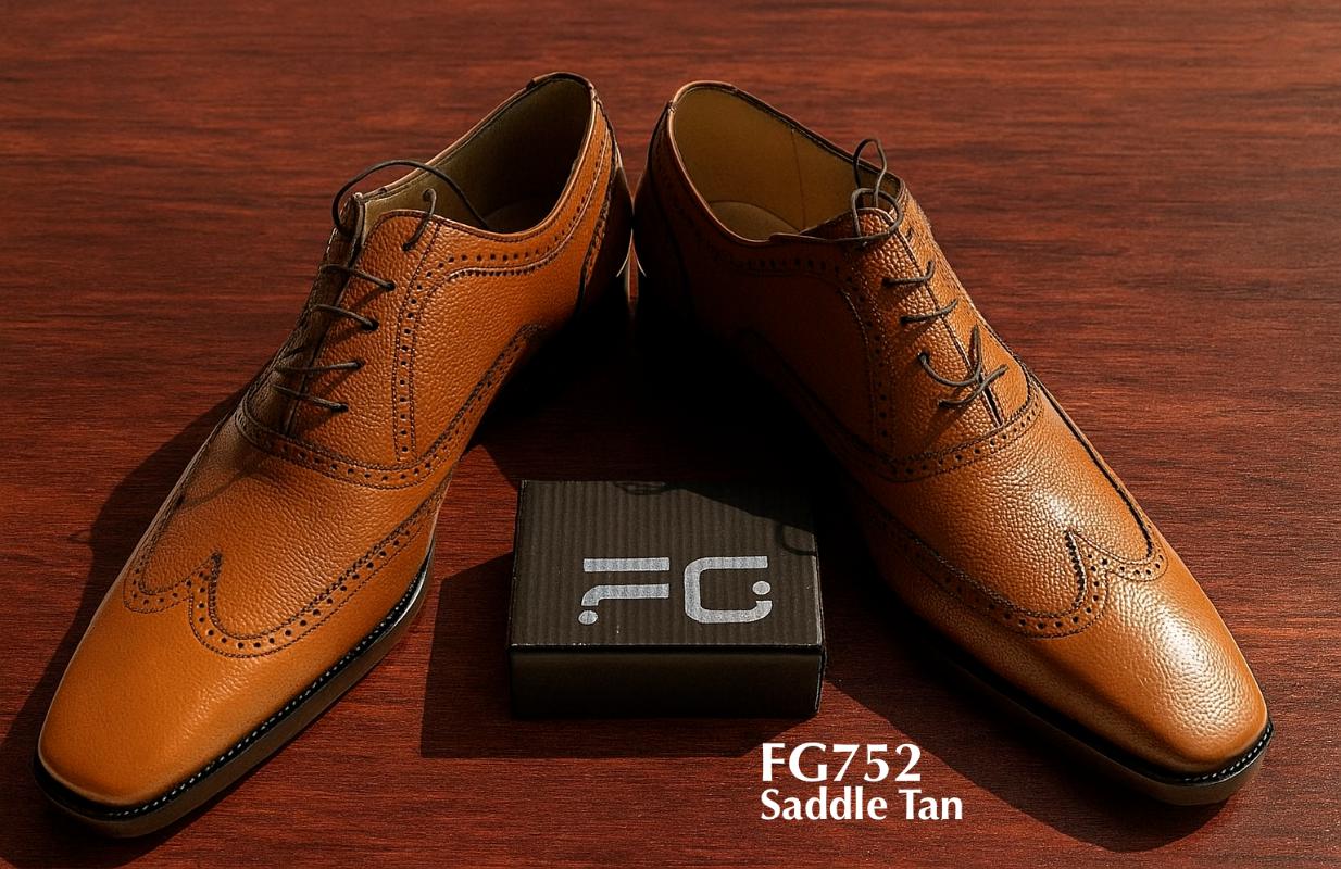 körniges Leder Lederschuh