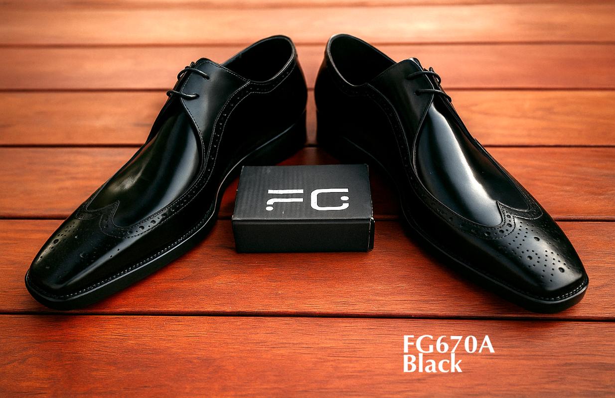 Patentleder Voll-Brogue Herrenschuh