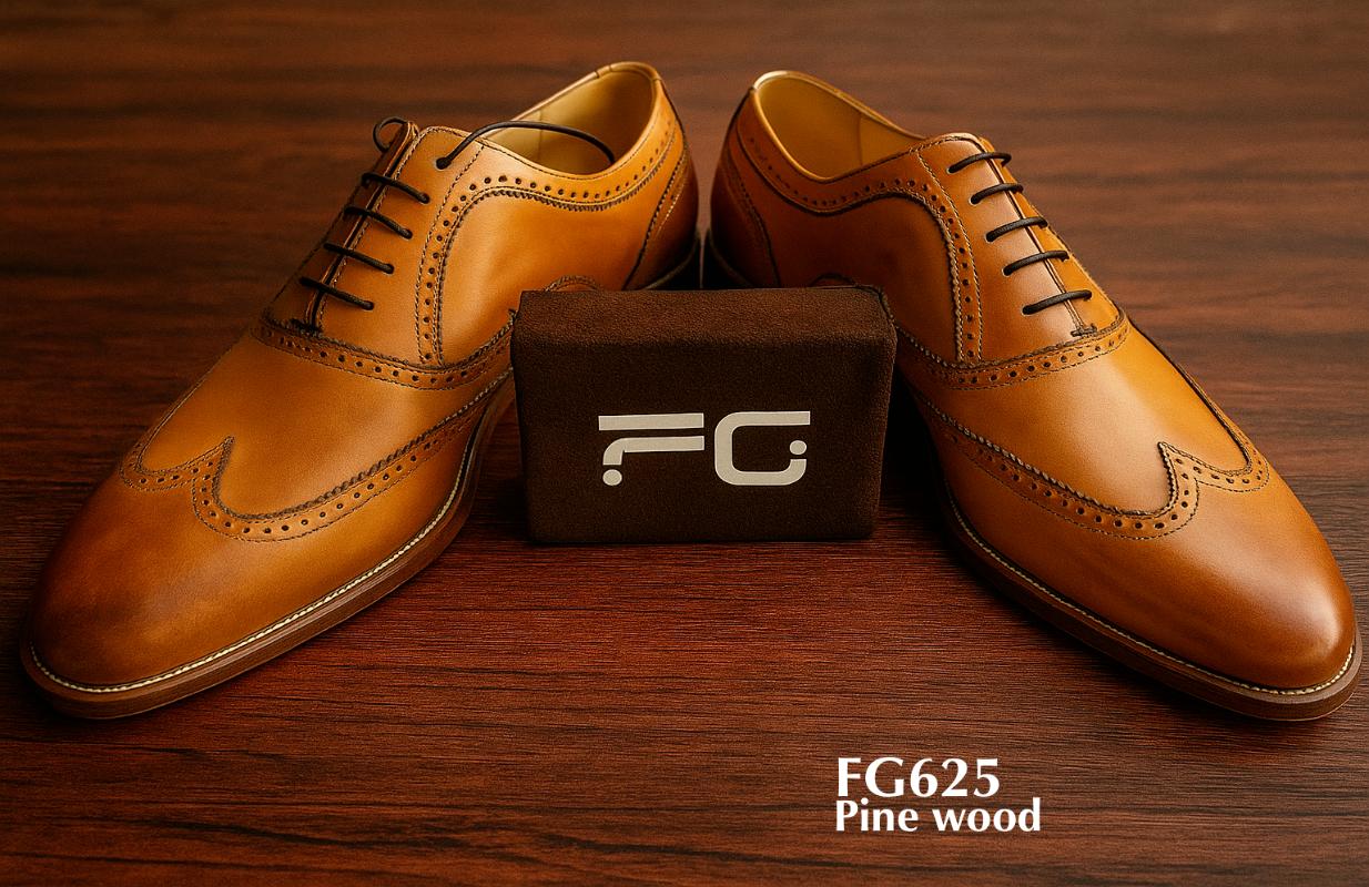 kiefholz handpolierter Lederschuh