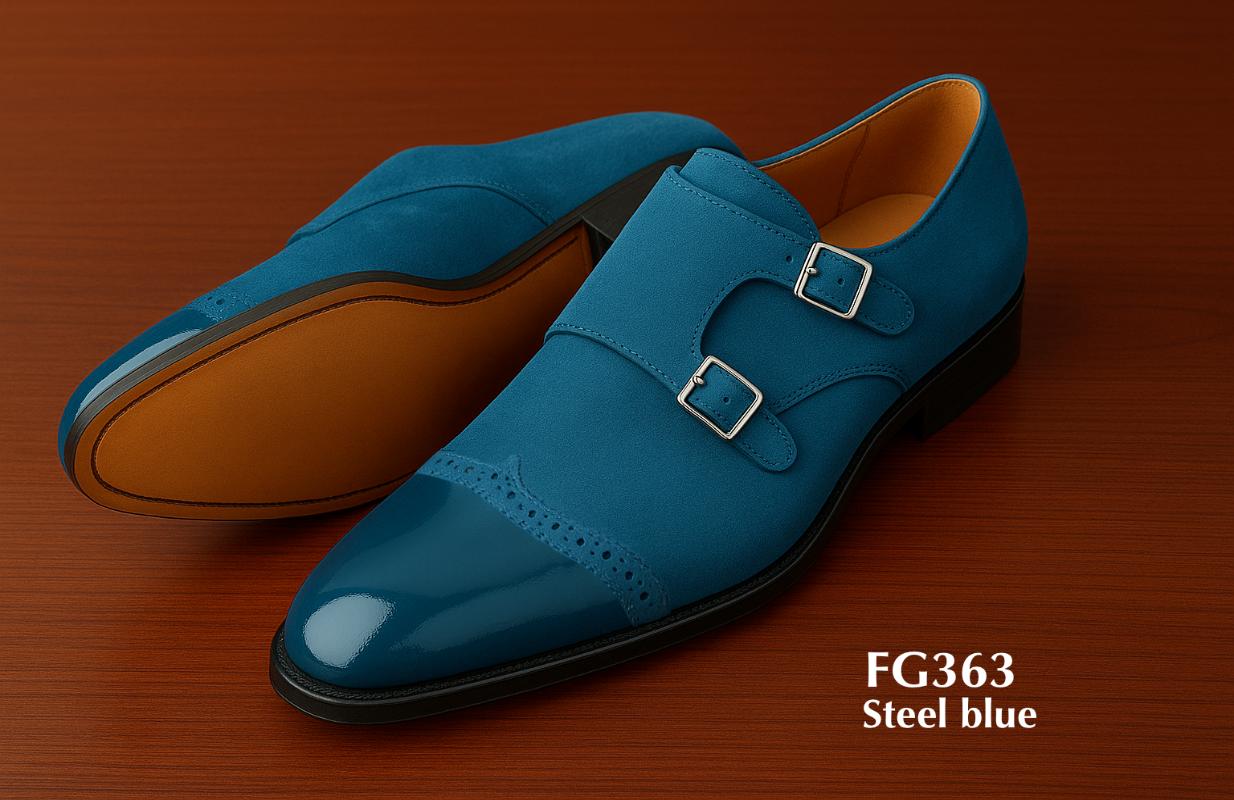 FG363-Monkstrap-Schuhe-Leder-Captoe-steel-blau