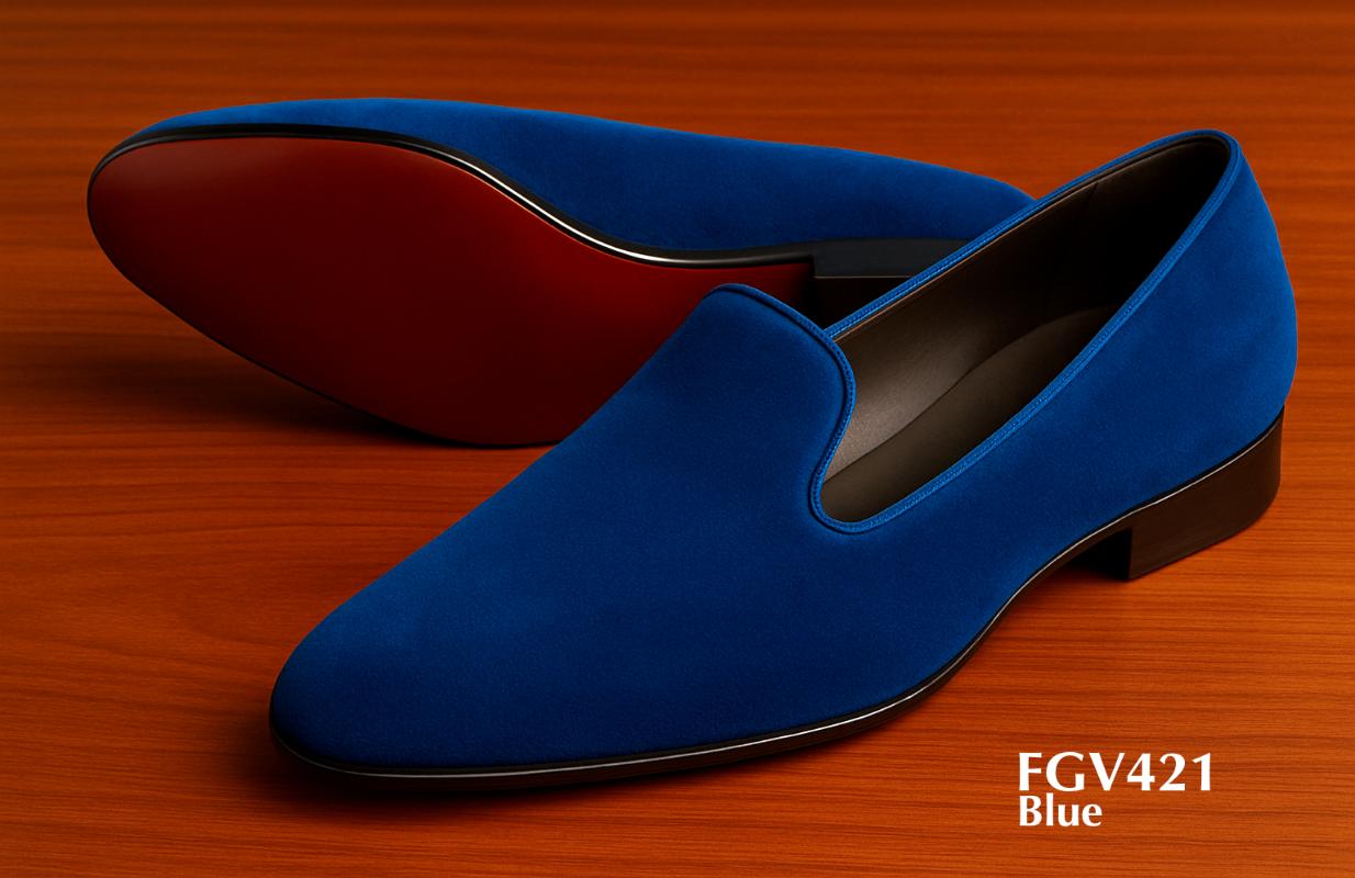 blaue-samt-slipper