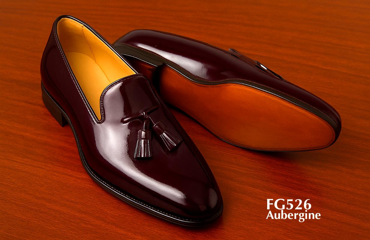 FG526-Aubergine-Lederslipper