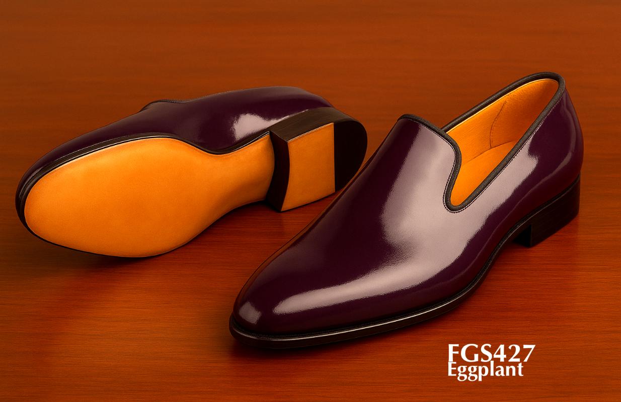 FGS427-Lederschuh-Slipper-Aubergine