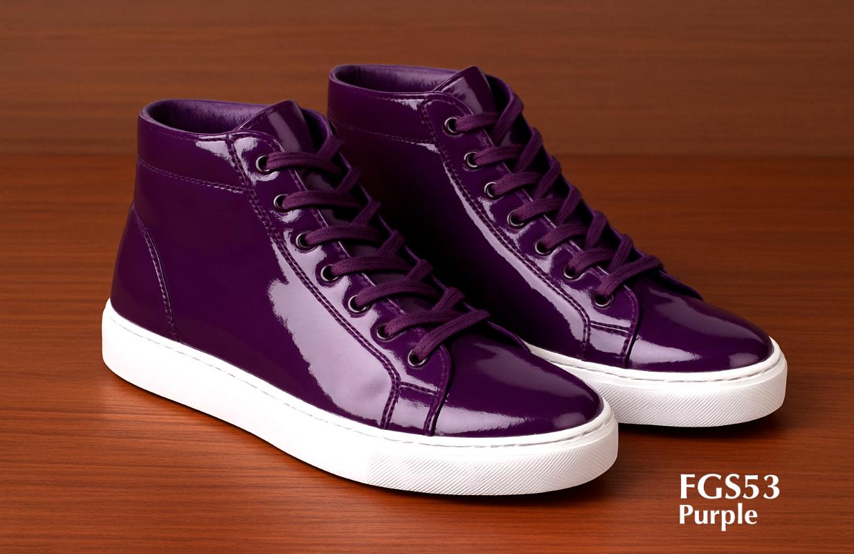 FGS53 Violette High-Top-Sneaker